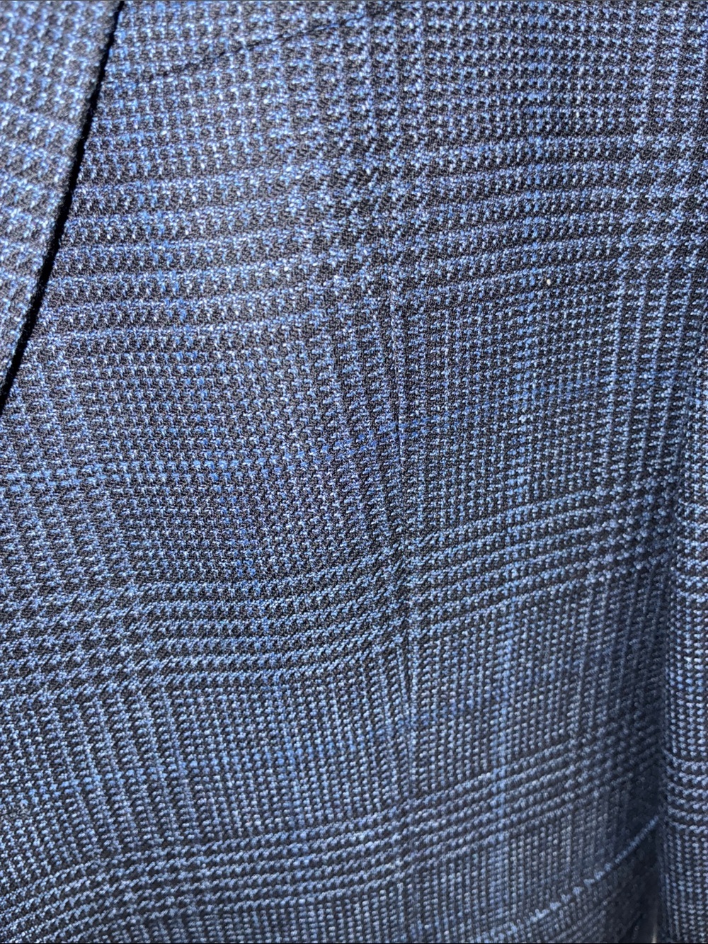 BOSS Hutson Glen Plaid Stretch Wool Blend Sport Coat – Tailored Fit, 23" Sleeves - Picture 2 of 7
